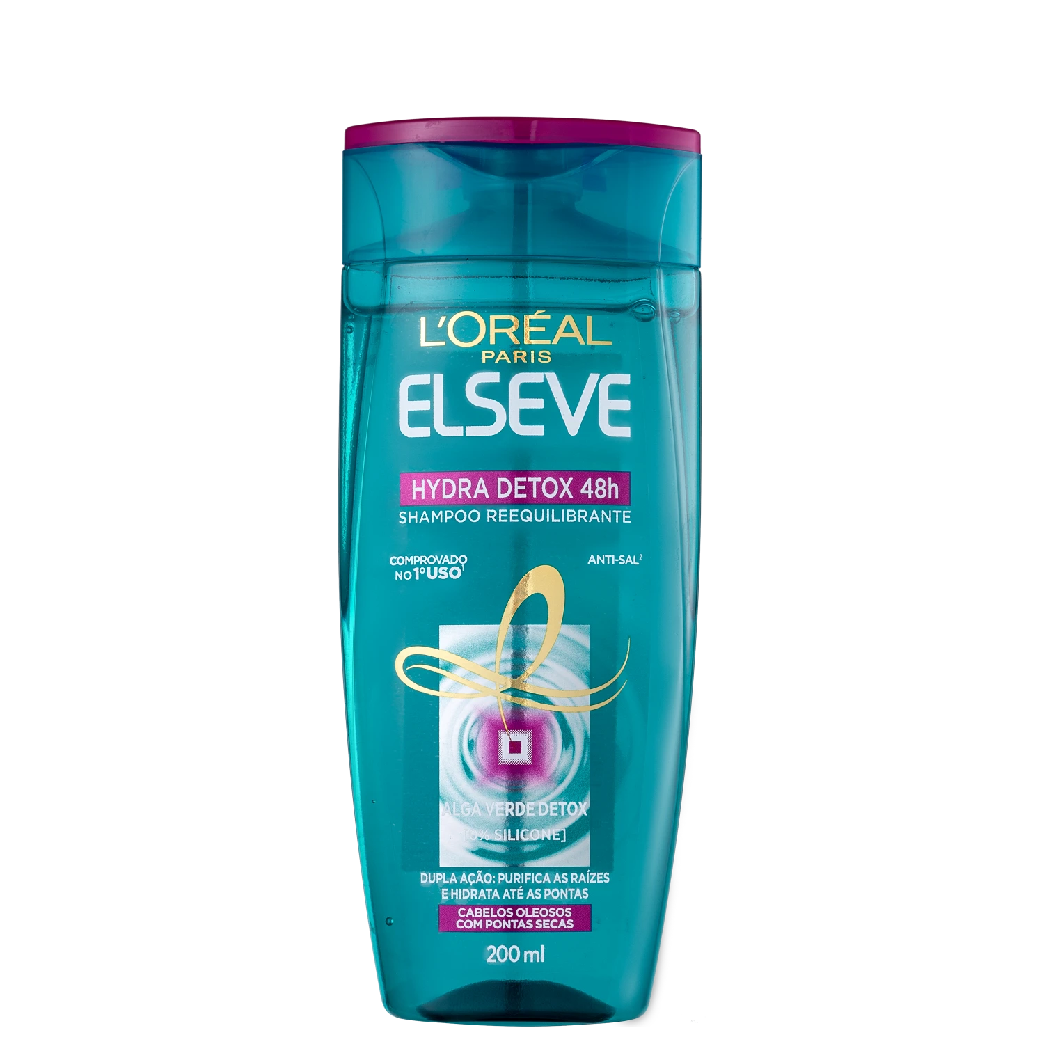 Shampoo L’Oréal Paris Elseve Hydra Detox 48h Antioleosidade 200ml