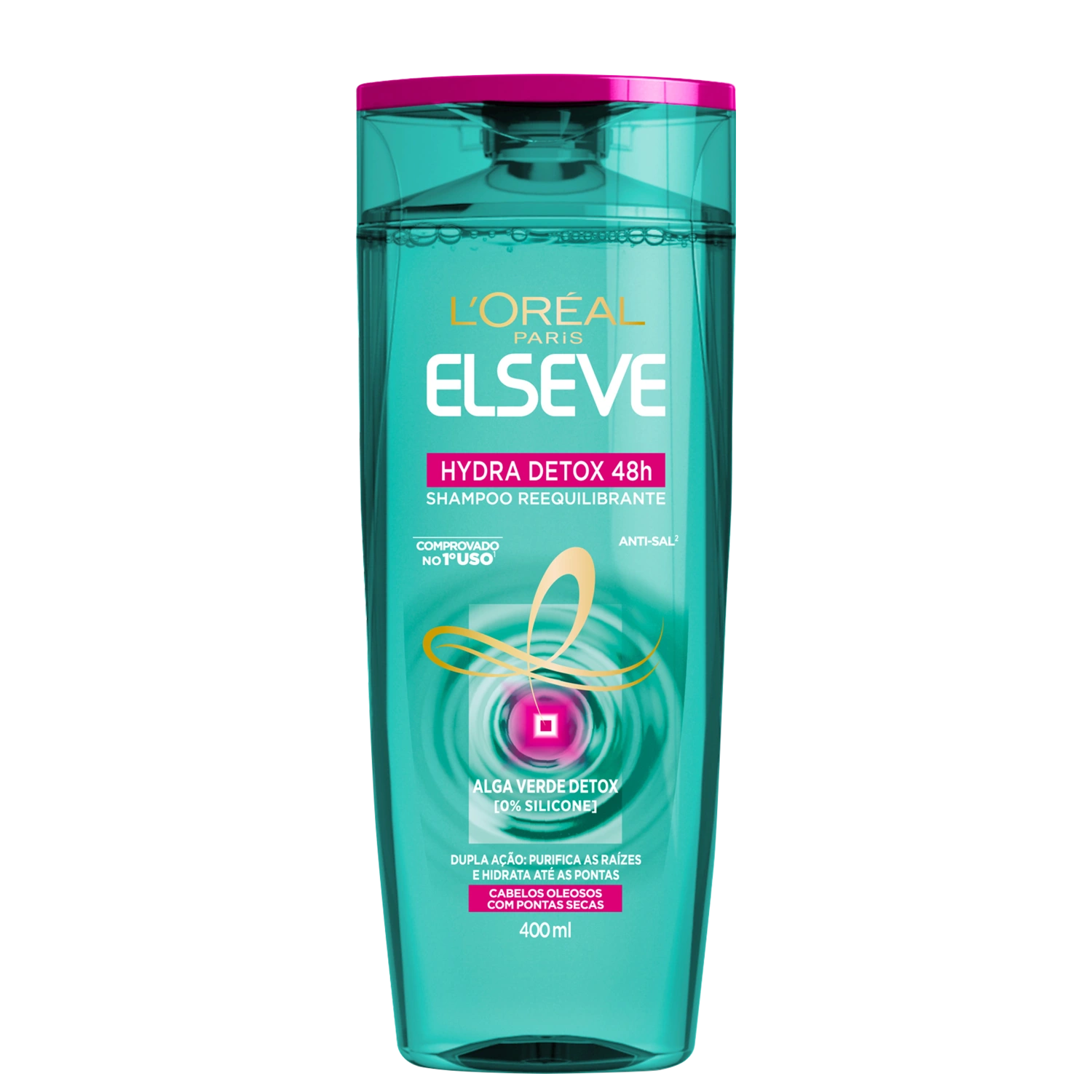 Shampoo L’Oréal Paris Elseve Hydra Detox 48h 400ml