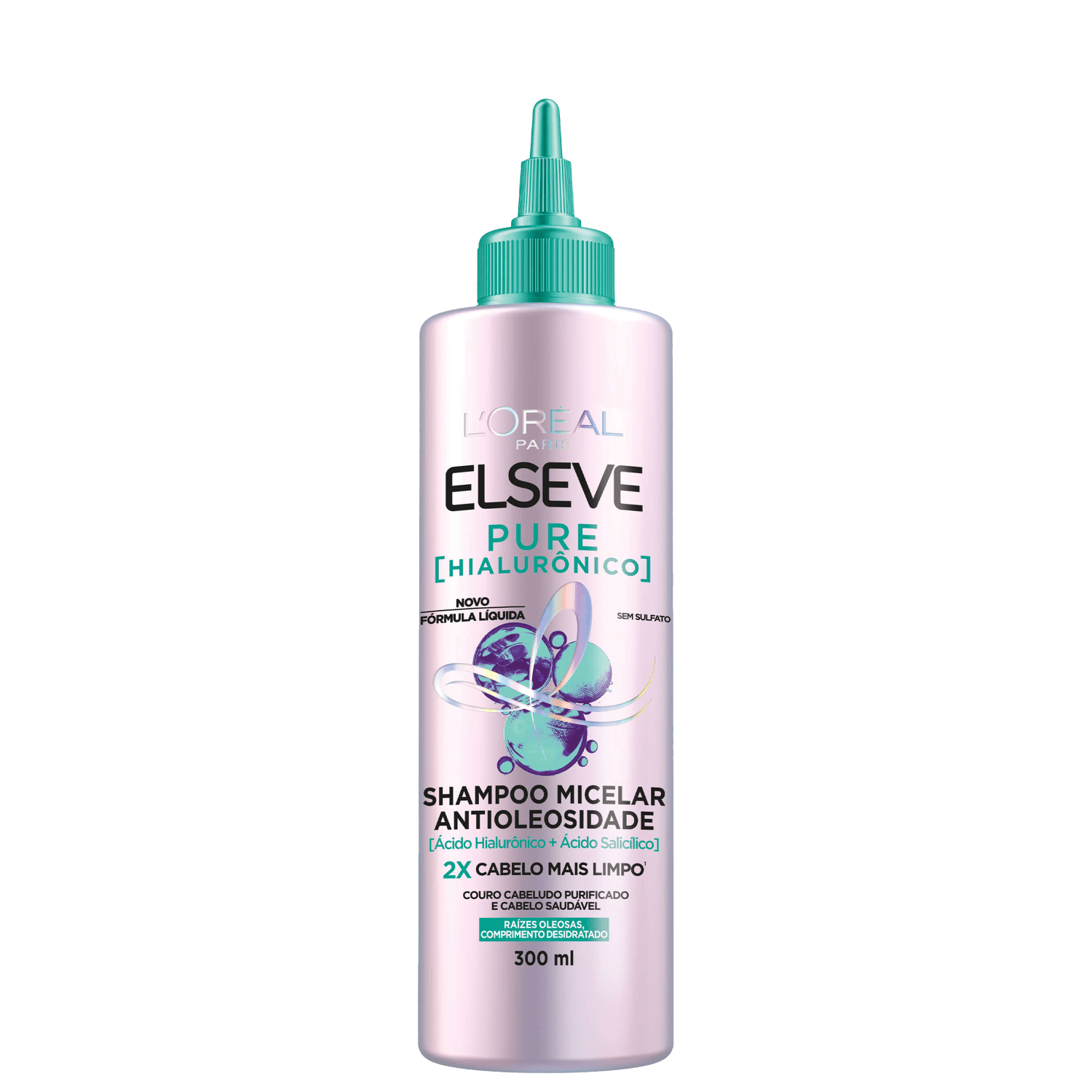 Shampoo Micelar L’Oréal Paris Elseve Pure Hialurônico Antioleosidade 300ml