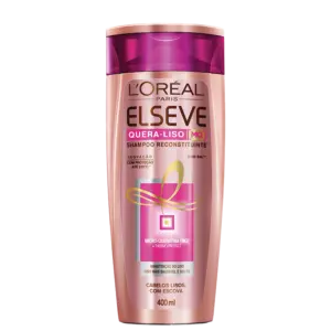 Shampoo Elseve L’Oréal Paris Quera-Liso MQ 400ml