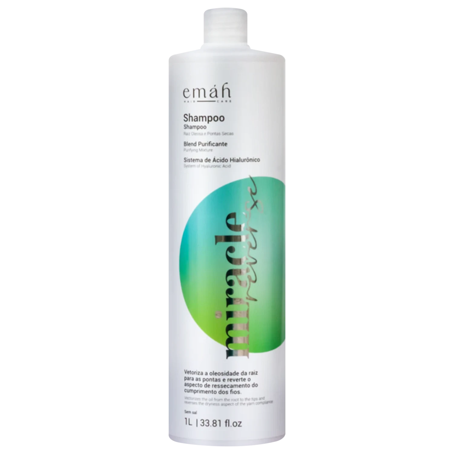 Shampoo Emáh Hair Care Miracle Reverse 1L
