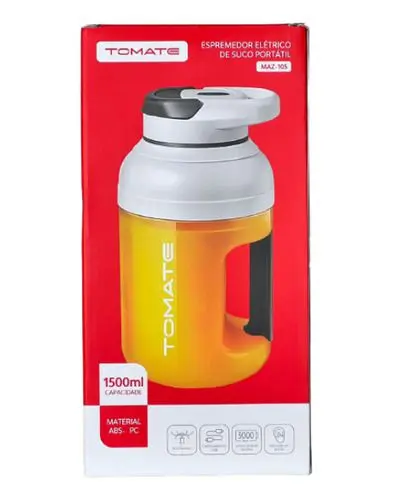 Espremedor de Suco Elétrico Portátil Tomate 1.5L MAZ-105