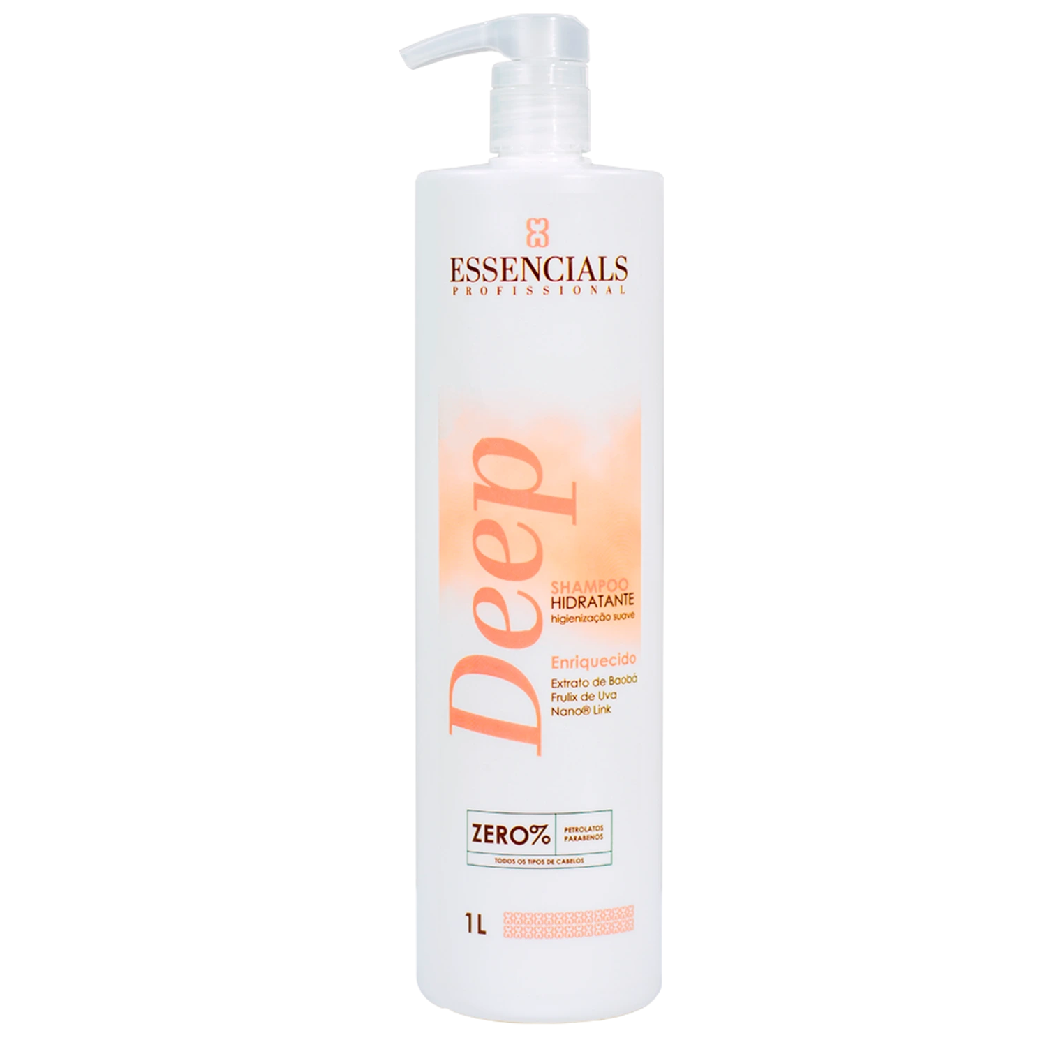 Shampoo Hidratante Essencials Profissional Deep 1L