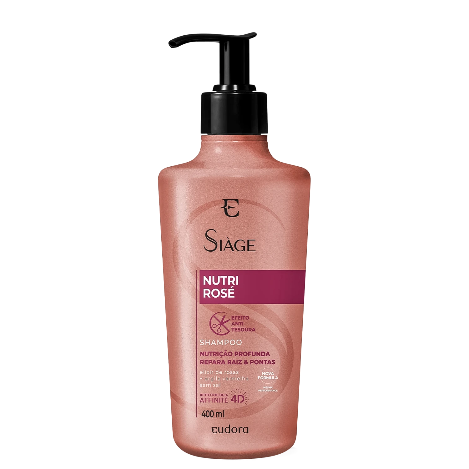 Shampoo Eudora Siàge Nutri Rose 400ml
