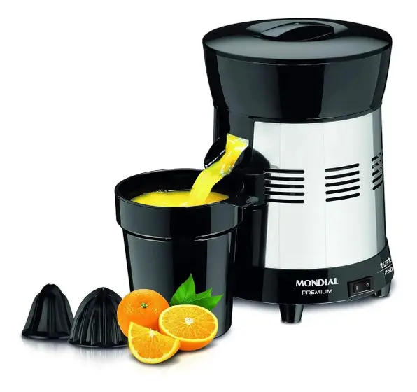 Extrator de Frutas Mondial Turbo Premium 250W Preto Bivolt