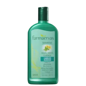 Shampoo Farmaervas Algas, Menta e Arnica 320ml