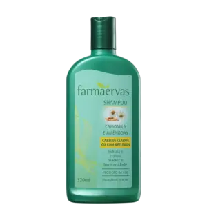 Shampoo Farmaervas Camomila e Amêndoas 320ml