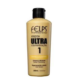 Shampoo Antirresíduo Felps Professional XRepair Ultra Cauterização Dilatador 250ml