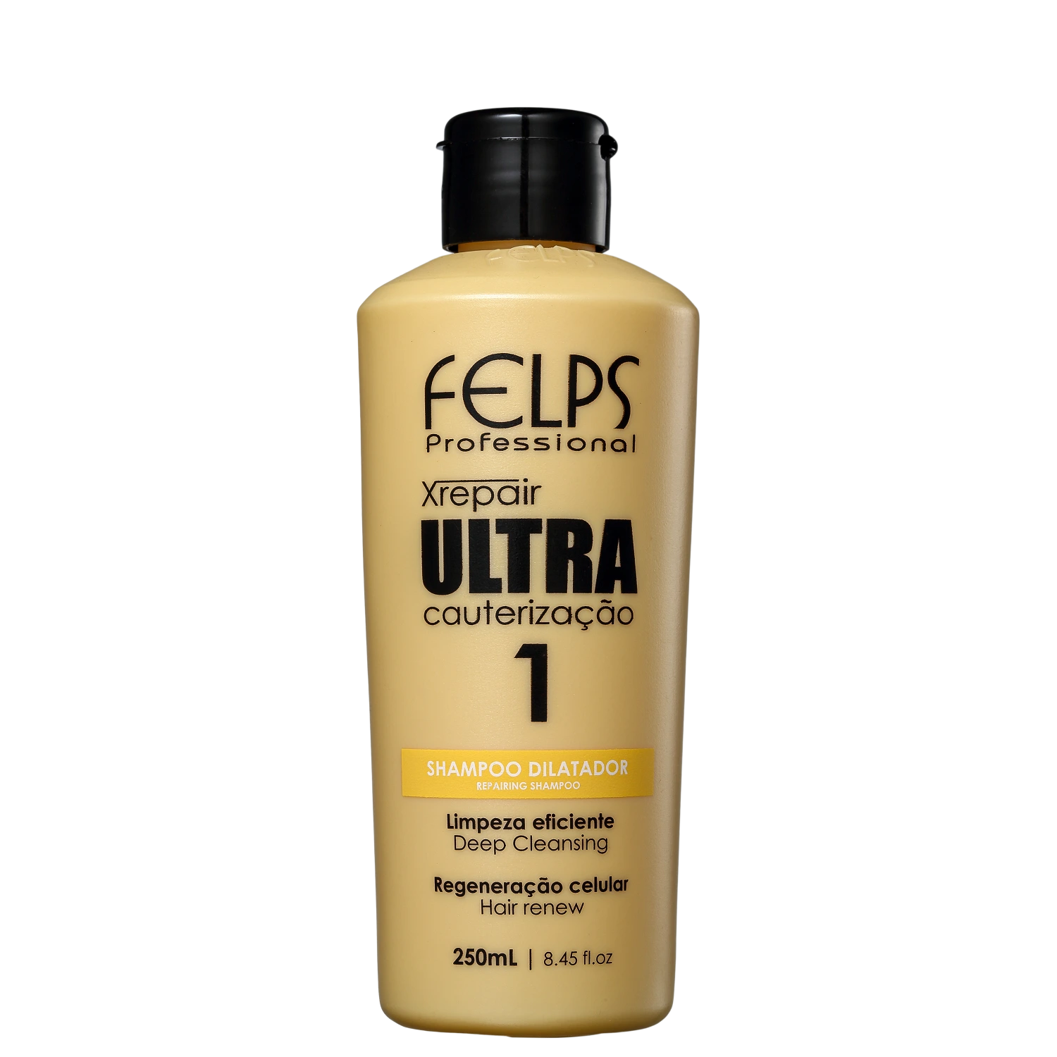 Shampoo Antirresíduo Felps Professional XRepair Ultra Cauterização Dilatador 250ml