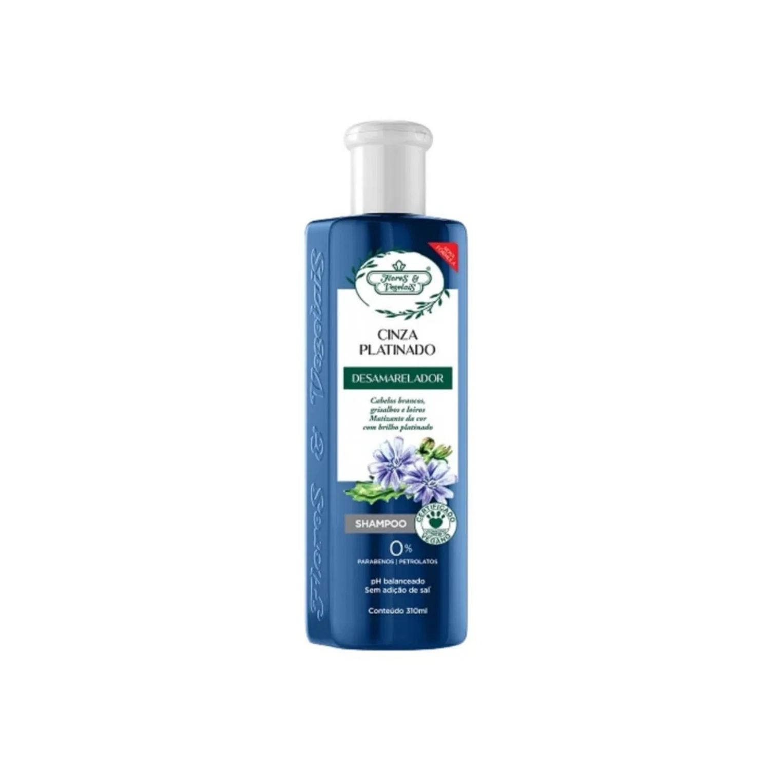 Shampoo Matizante Flores e Vegetais Platinado 300ml