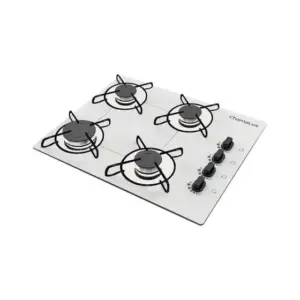 Cooktop 4 Bocas a Gás Chamalux Ultra Chama Branco Bivolt