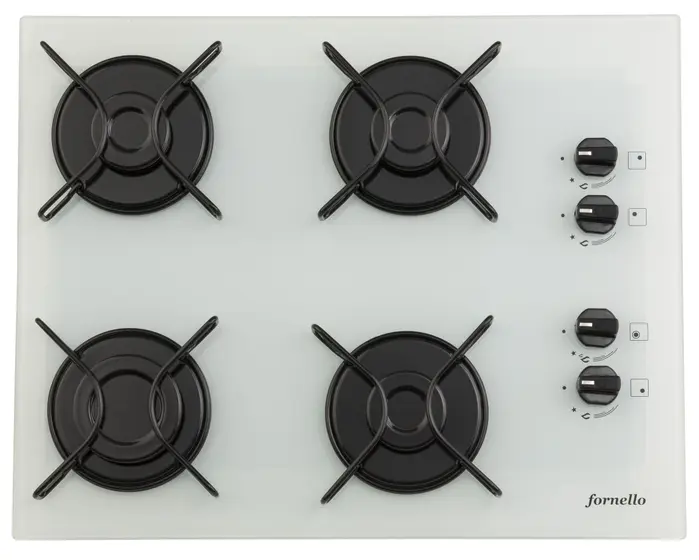 Cooktop 4 Bocas a Gás D&D Fornello com Acendimento Automático Branco