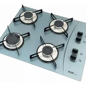 Cooktop 4 Bocas a Gás D&D com Acendimento Automático Prata