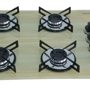 Cooktop 4 Bocas a Gás Chamalar Premium Ultra Chama Amadeirado Claro Bivolt Cooktop 4 Bocas a Gás Chamalar Premium Ultra Chama Amadeirado Claro Bivolt