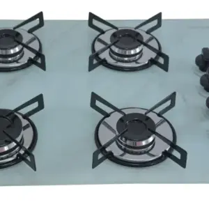 Cooktop 4 Bocas a Gás Chamalar Premium Ultra Chama Marmorizado Branco Bivolt Cooktop 4 Bocas a Gás Chamalar Premium Ultra Chama Marmorizado Branco Bivolt