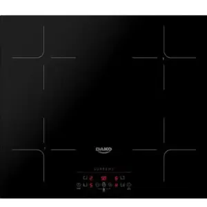 Cooktop 4 Bocas Indução Dako Supreme com Trava de Segurança Preto 220V Cooktop 4 Bocas Indução Dako Supreme com Trava de Segurança Preto 220V