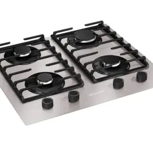 Cooktop 4 Bocas a Gás Mueller Ultra Chama com Mesa de Alumínio Bivolt MCG4BL Cooktop 4 Bocas a Gás Mueller Ultra Chama com Mesa de Alumínio Bivolt MCG4BL