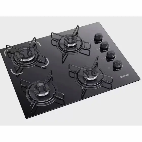 Cooktop 4 Bocas a Gás Itatiaia Essencial