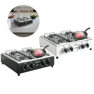 Cooktop 4 Bocas a Gás Braslar Portátil Cooktop 4 Bocas a Gás Braslar Portátil
