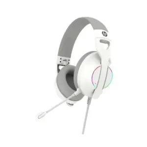 Headset Gamer HP DHE-8003U com Cancelador de Ruído Branco