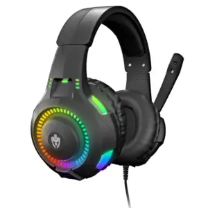 Headset Gamer Evolut Rival LED RGB para PC Notebook Smartphone e Consoles
