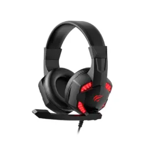 Headset Gamer Havit H2032D Preto/Vermelho
