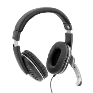 Headset Gamer Bright Home com Haste Regulável Preto e Prata 181 Headset Gamer Bright Home com Haste Regulável Preto e Prata 181