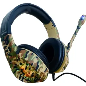Headset Gamer Over-ear com Luz LED RGB para PC Headset Gamer Over-ear com Luz LED RGB para PC
