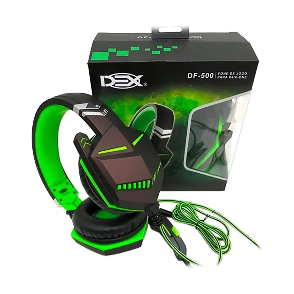 Headset Gamer Dex com Microfone DF-500