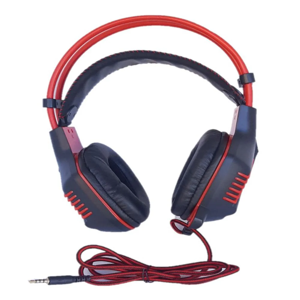 Headset Gamer Xtrad com Microfone P3 Preto/Vermelho LC-844