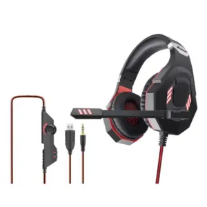 Headset Gamer Xtrad Tech Pro com Microfone Preto/Vermelho LC-823 Headset Gamer Xtrad Tech Pro com Microfone Preto/Vermelho LC-823
