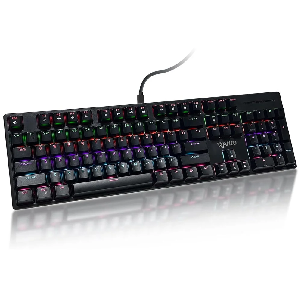 Teclado Gamer Mecânico Switch Blue Type-C