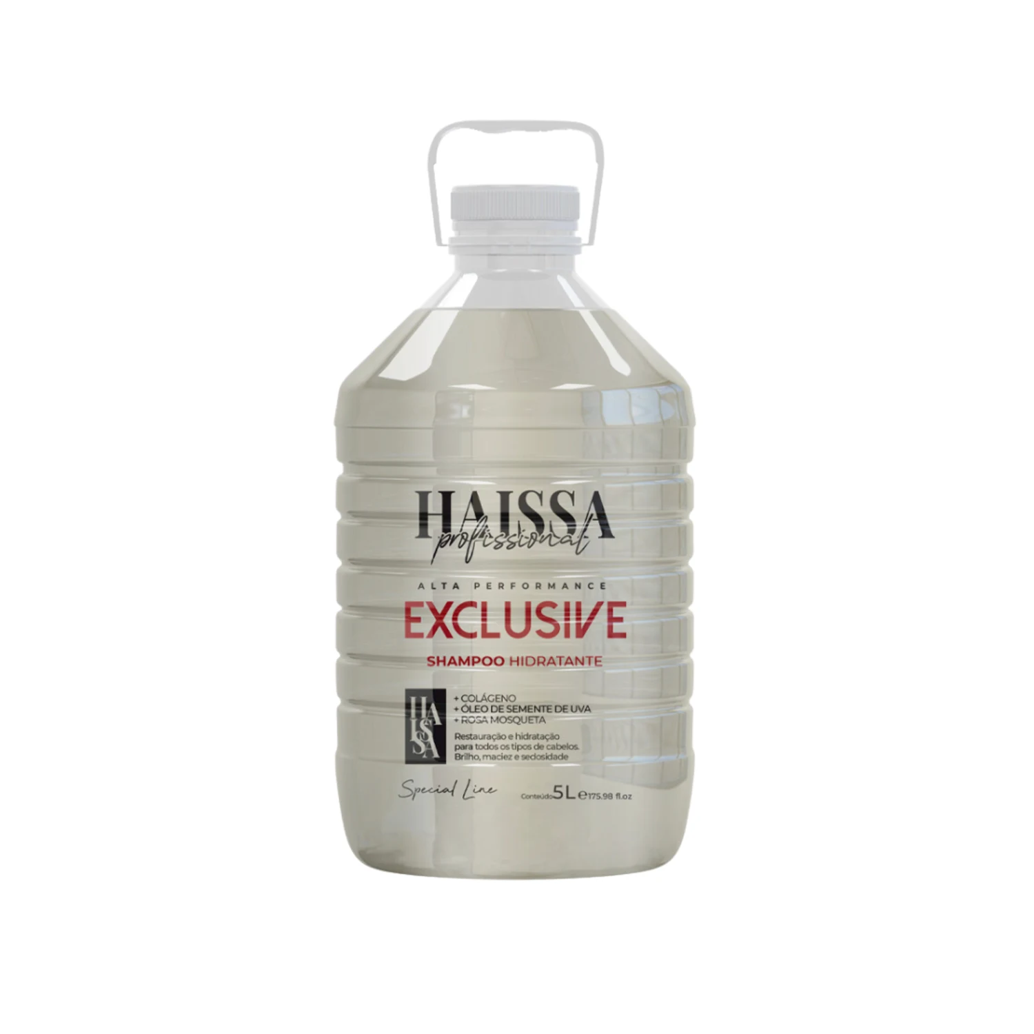 Shampoo Hidratante Haissa Profissional Exclusive 5L