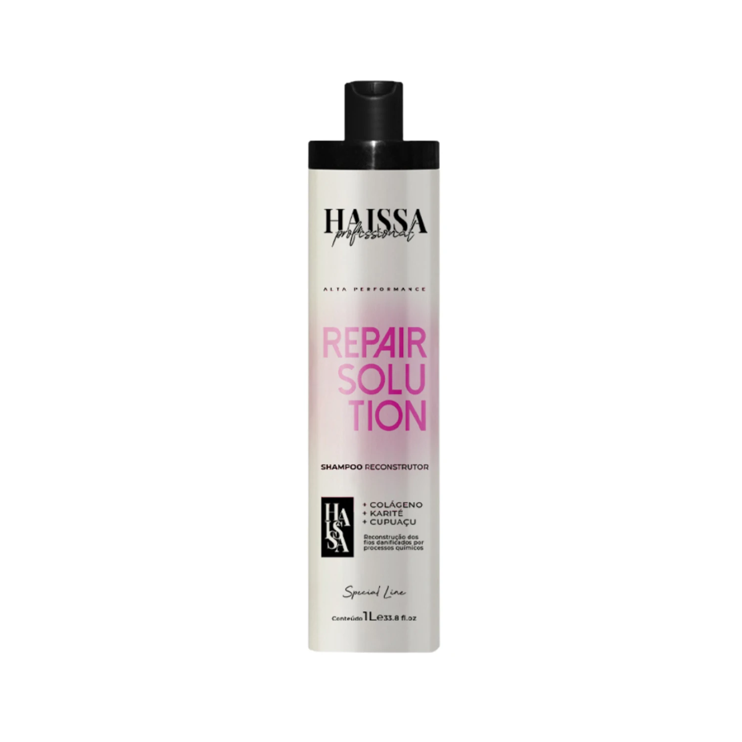 Shampoo Reconstrutor Haissa Profissional Repair Solution 1L