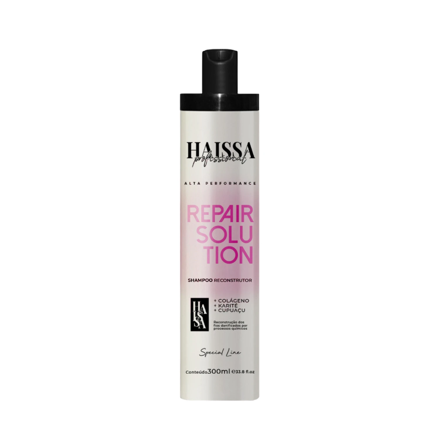 Shampoo Reconstrutor Haissa Profissional Repair Solution 300ml