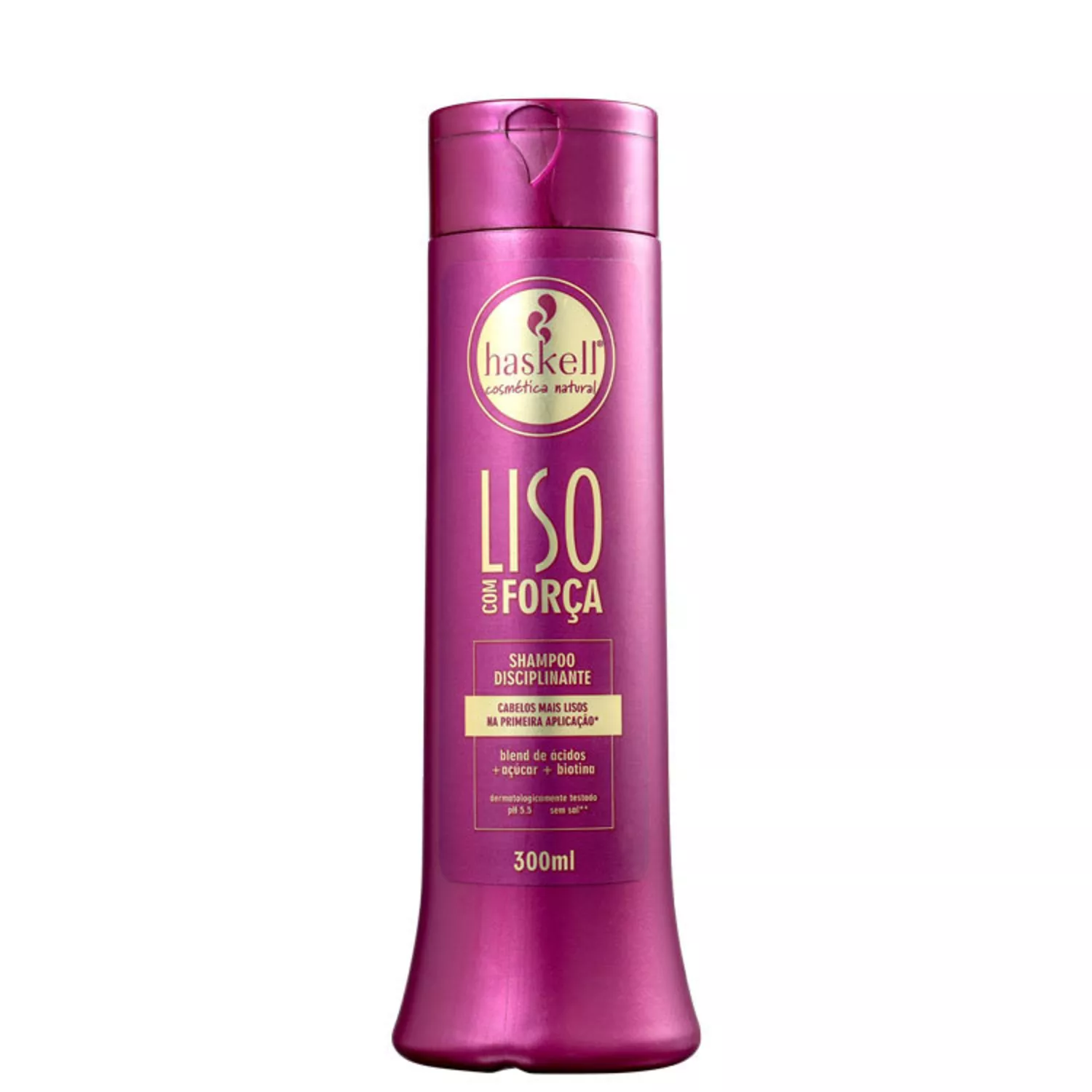 Shampoo Haskell Liso com Força 300ml