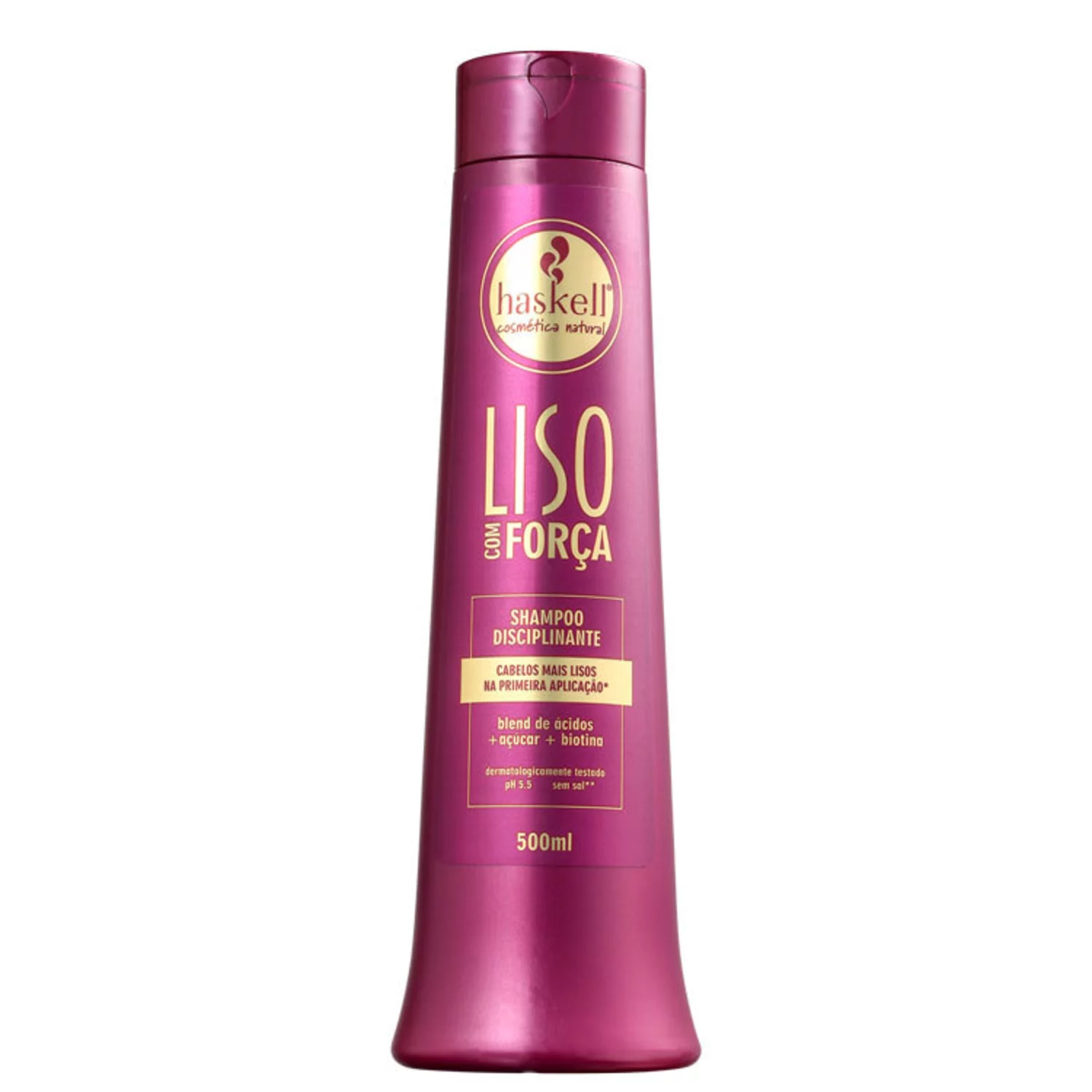 Shampoo Haskell Liso com Força 500ml