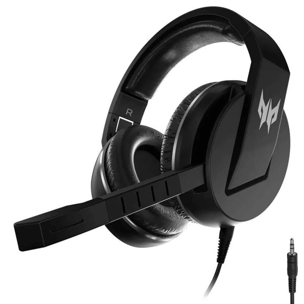 Headset Gamer Acer Predator Galea 311 com Fio Preto