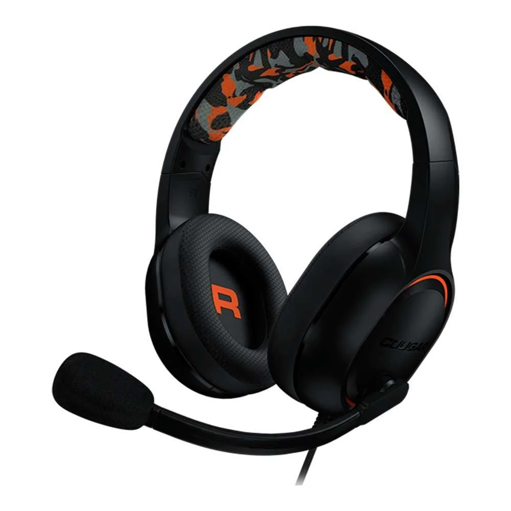 Headset Gamer Cougar Dive Over-ear Conector de Áudio 3.5mm Driver 50mm 3H270P50B.0001P