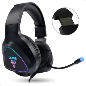 Headset Gamer Night Mount Profissional 7.1 Surround RGB Preto