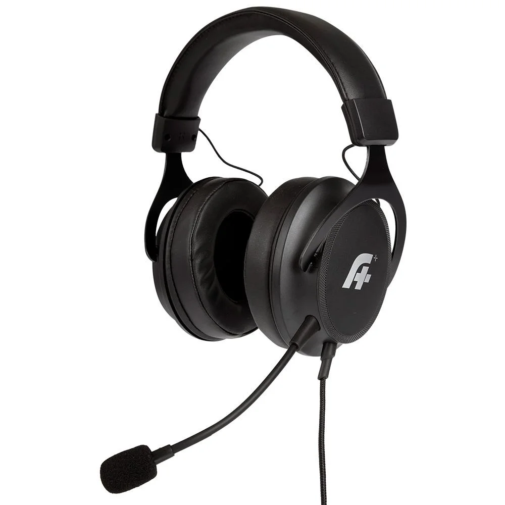 Headset Gamer Aplus Tech Ignite com Drivers 40mm e Microfone Removível P3 Preto AP-HS-1995