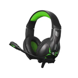 Headset Gamer ELG Arena com Microfone Omnidirecional Preto/Verde HGAR