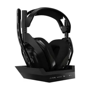 Headset Gamer Astro A50 Sem Fio com Base para PS4 e PC Preto Headset Gamer Astro A50 Sem Fio com Base para PS4 e PC Preto