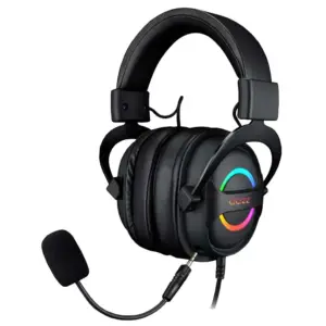 Headset Gamer Dazz Antares Scorpion 7.1 com LED RGB USB + P3 Preto 62000031