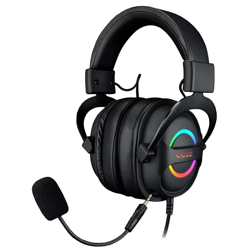Headset Gamer Dazz Antares Scorpion 7.1 com LED RGB USB + P3 Preto 62000031