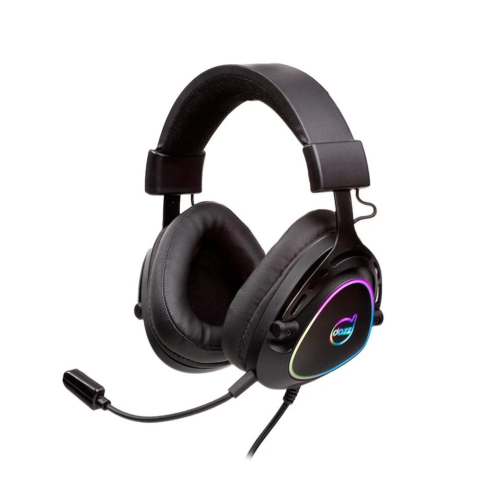 Headset Gamer Dazz Thrusthear 7.1 USB Tipo-C para PC PS3 PS4 PS5 e Mobile Preto 62000168