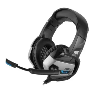 Headset Gamer Dex DF-101 7.1 50mm com LED USB para PC Plug and Play
