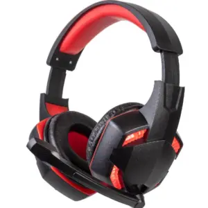 Headset Gamer Dust com LED Vermelho