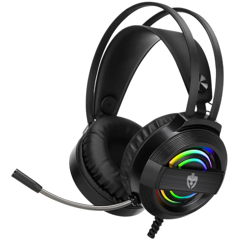Headset Gamer Evolut Garen com RGB USB 2.0 Preto EG-320