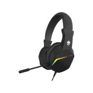Headset Gamer Evolut Rocker Drivers 50mm Conexão USB Iluminação Rainbow Preto EG310